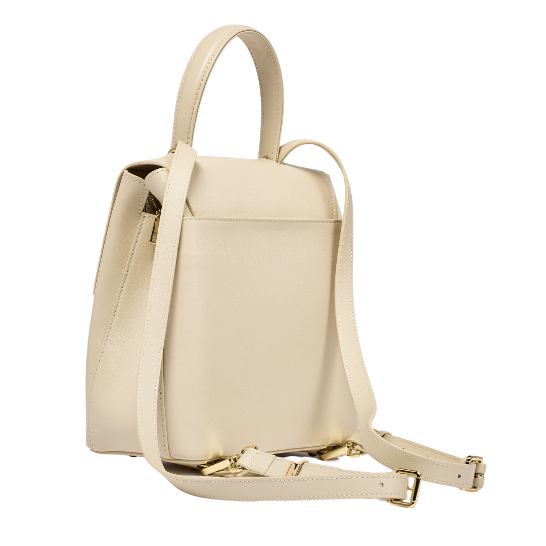 #color_Cream, Leather Backpack, Florence, Florence Small Cream Leather Backpack, bags, travel bags