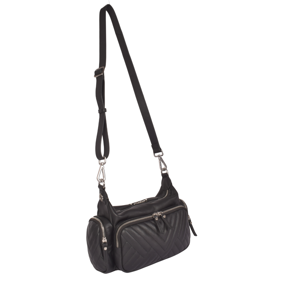 Greta Quilted Leather Hobo Bag - Drop 2 Dec Delivery