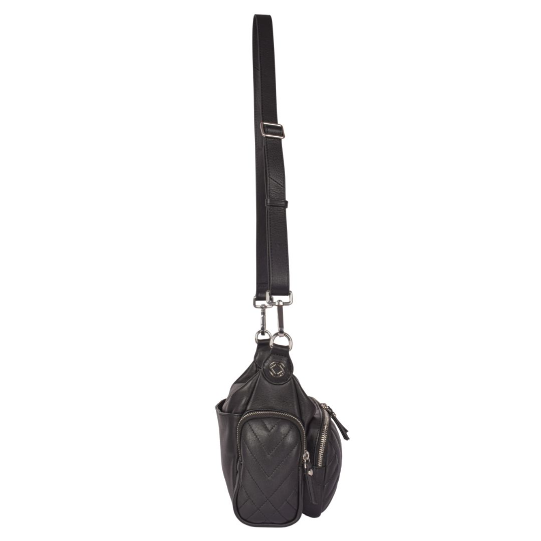 Greta Quilted Leather Hobo Bag - Drop 2 Dec Delivery