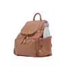 Amber Latte Rose Leather Backpack