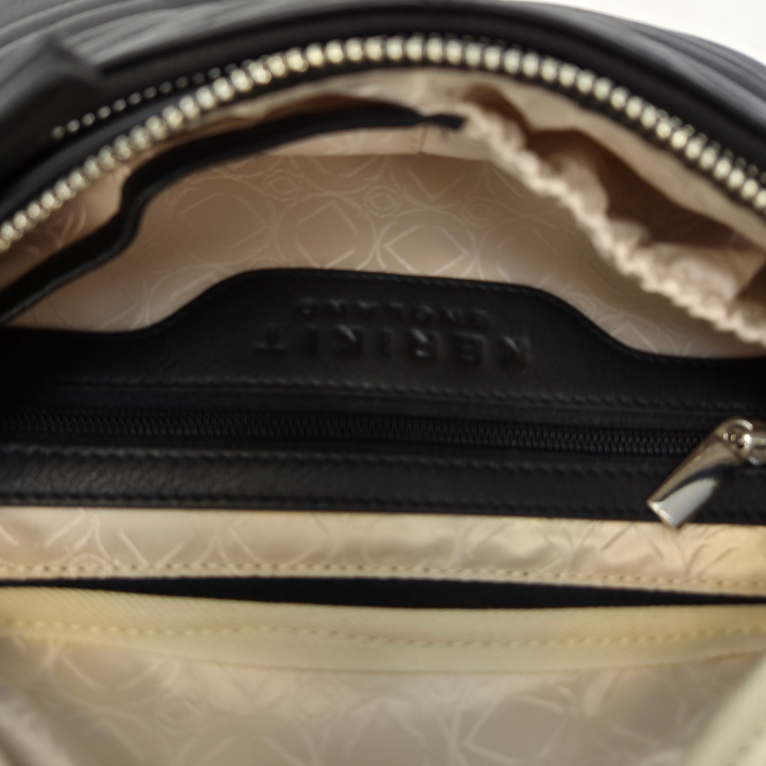 Murphy Black Leather Bum Bag - - Drop 2 Dec Delivery