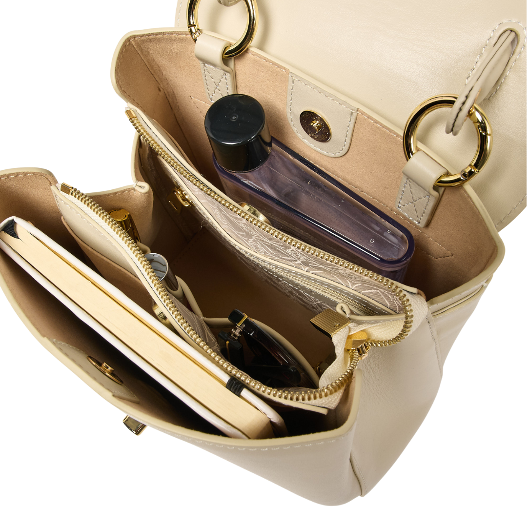 #color_Cream, Leather Backpack, Florence, Florence Small Cream Leather Backpack, bags, travel bags