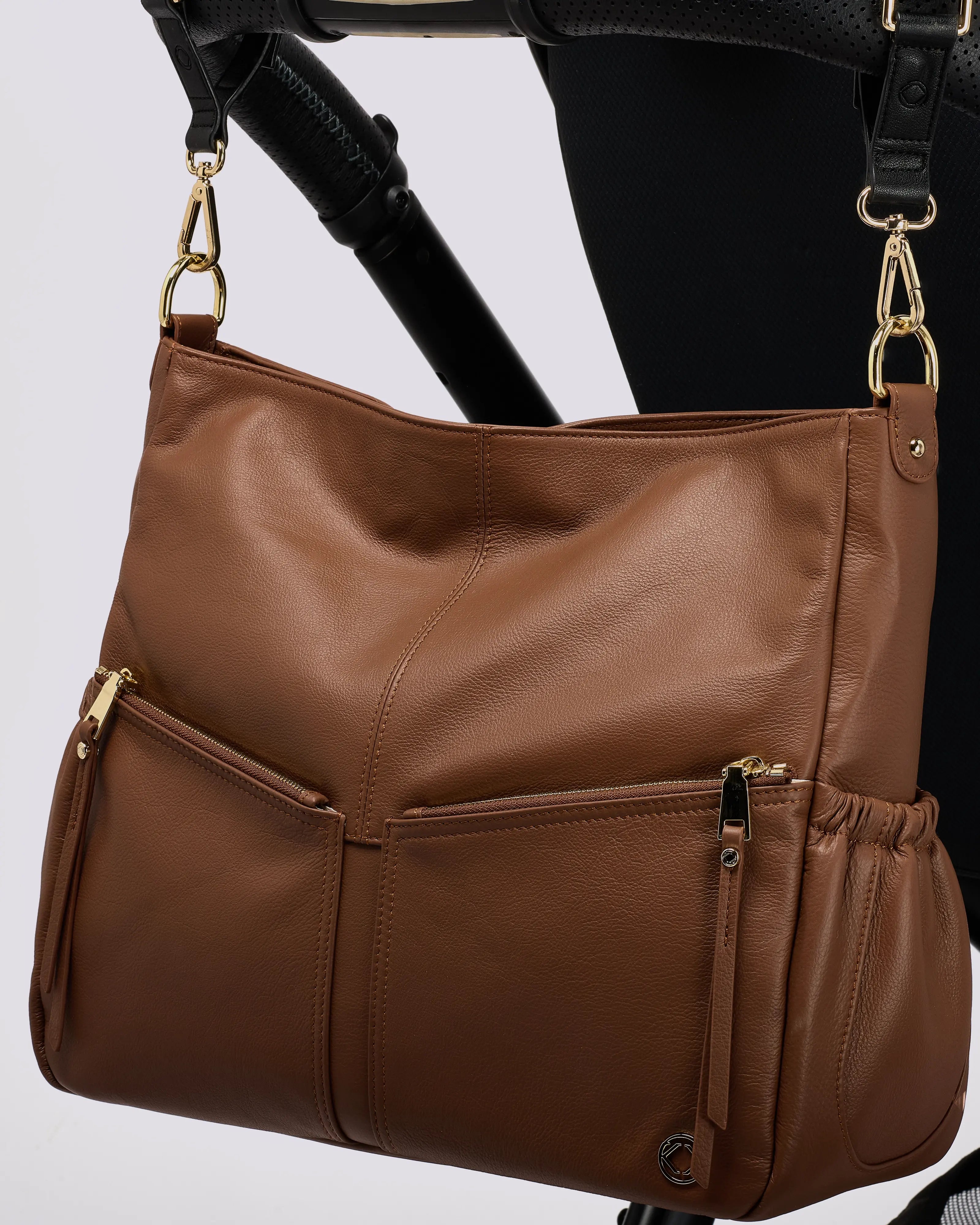 #color_Demi Nutshell, Tan Leather handbag, Backpack, Travel bag, Lennox Demi Leather Crossover bag
