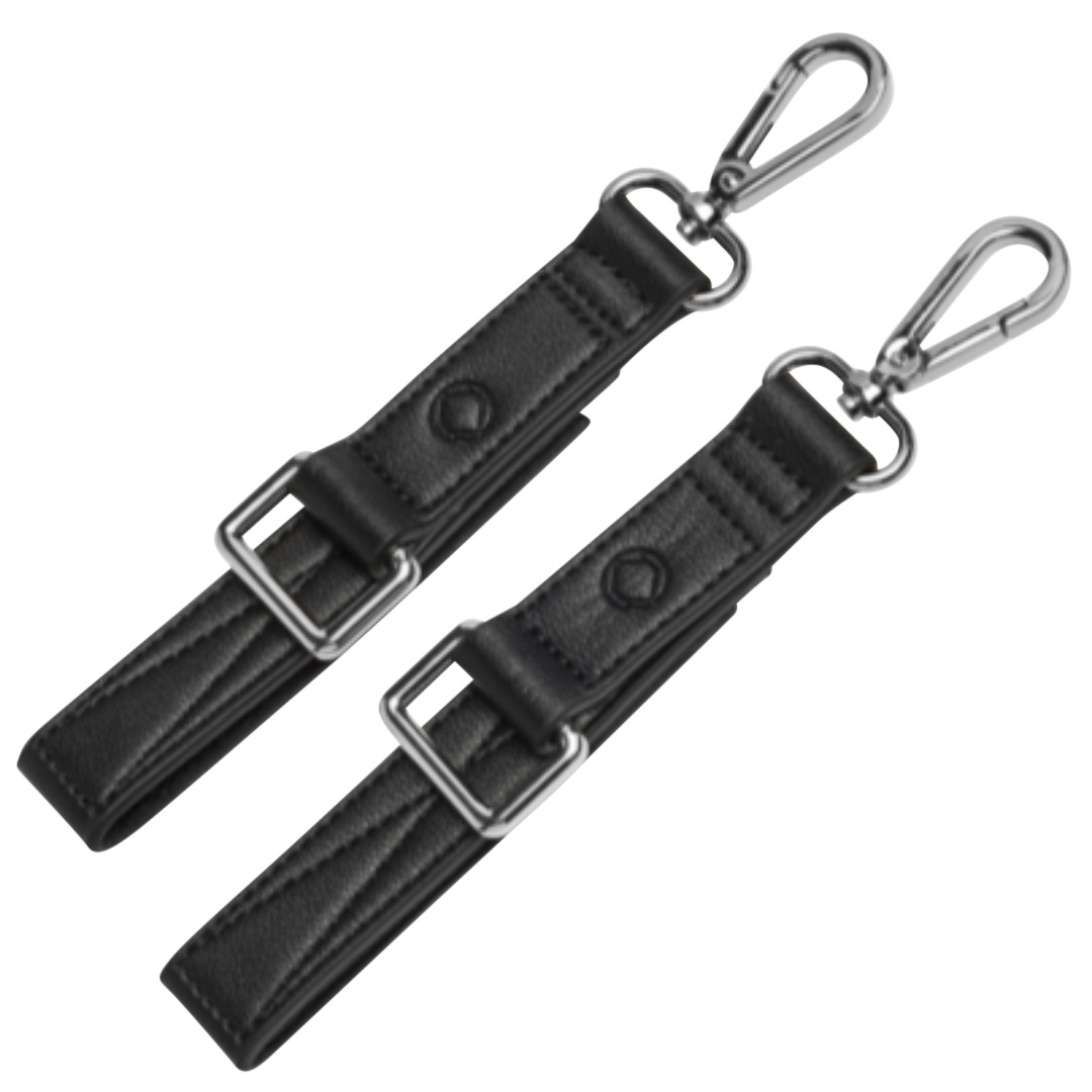 Adjustable Leather Buggy Clips KeriKit England