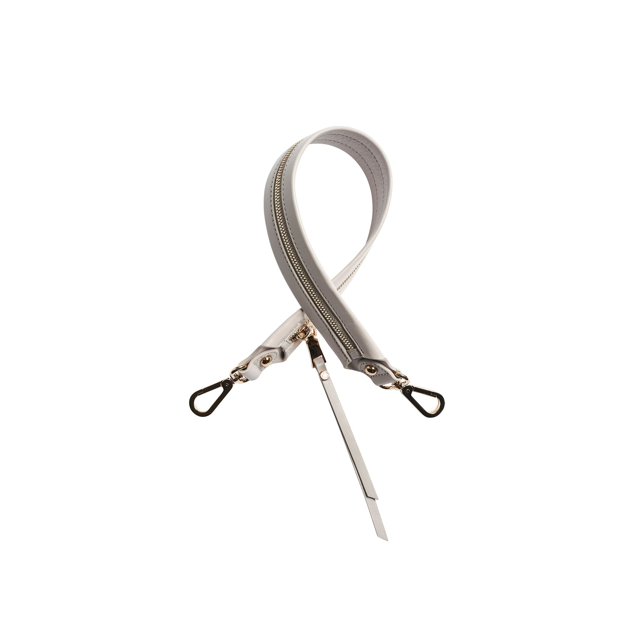 plain putty Gretchen strap with zip detail