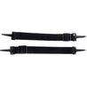 pair of  black adjustable yoga mat clips