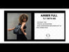 Amber ECO Recycled Nylon Black Backpack