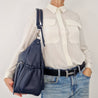 Lennox Demi Navy Leather Handbag - Limited Edition