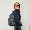 Joy XL DBL ZIP  Black Leather Backpack - Pre-Order Xmas Delivery