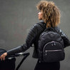 Joy XL ECO Quilt Recycled Nylon Black Backpack