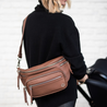 Vanessa Nutshell Leather Sling Bag