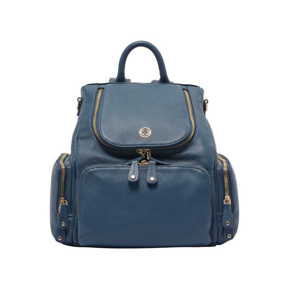 Kipling hot sale leather backpack