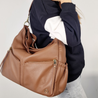 Lennox Demi Nutshell Tan Leather Handbag - Limited Edition - Pre-Order for Feb Delivery