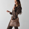 Lennox Demi Nutshell Tan Leather Handbag - Limited Edition - Pre-Order for Feb Delivery