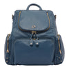 Leather Weekender Bags | Amber Demi Denim Leather Backpack