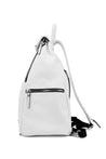 Aryella White Leather Rucksack