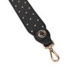 Stevie Gold Studded Black Leather Strap