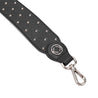 Stevie Silver Studded Black Leather Strap