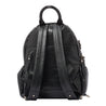Joy Midi Black Leather Backpack