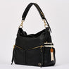 black leather work bag, Lennox Demi Black Leather Handbag