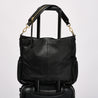 black leather work bag, Lennox Demi Black Leather Handbag