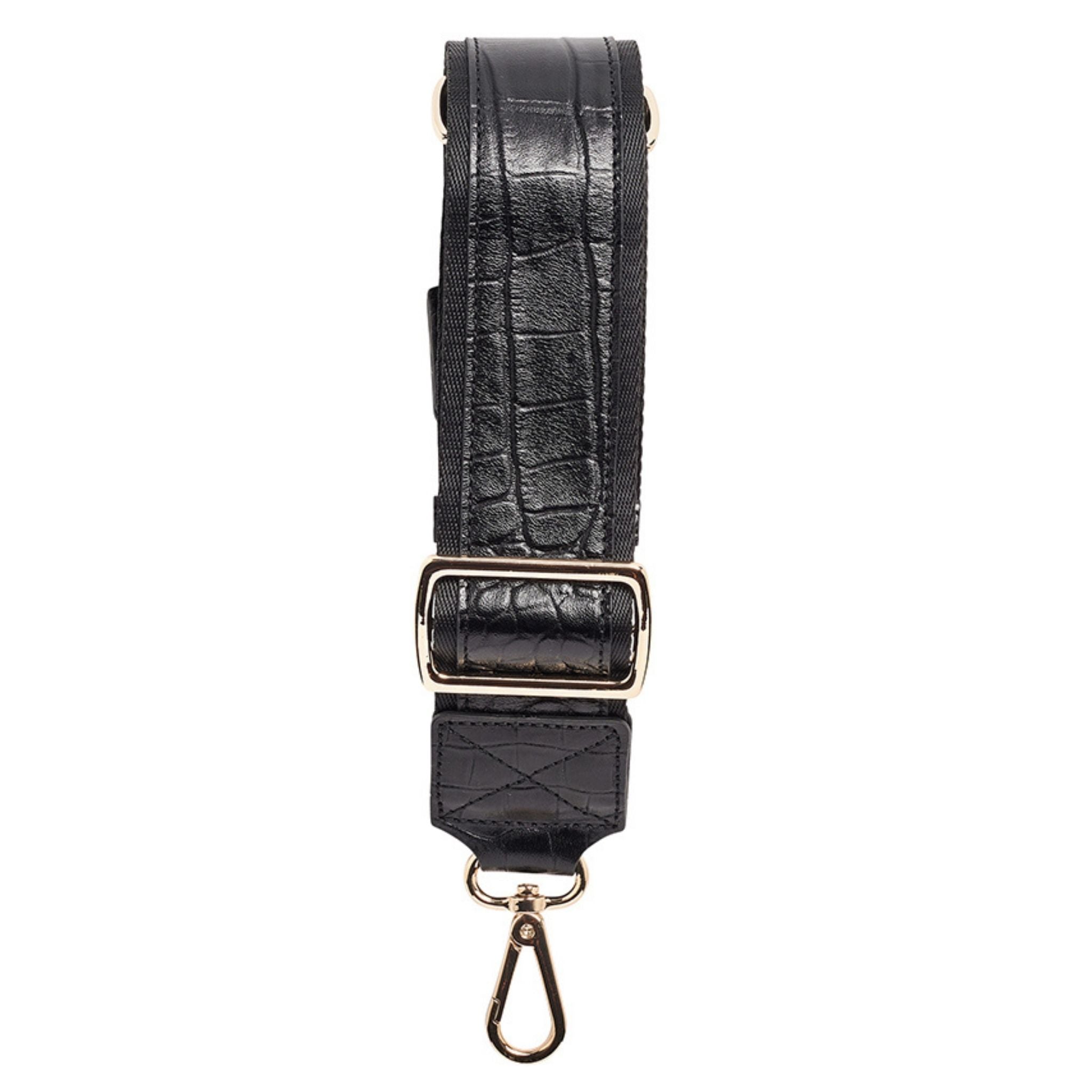 Black croc strap sale