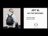 Joy XL ECO Quilt Recycled Nylon Black Backpack