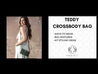 Teddy Warm Grey Leather Crossbody Bag
