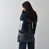 Lennox Demi Navy Leather Handbag - Limited Edition