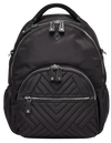 Leather Weekender Bags | Joy XL ECO Quilt Recycled Nylon Black Backpack