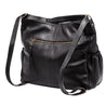 Lennox Pebble Black Leather Handbag - Low Stock Alert