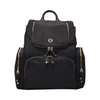 Leather Weekender Bags | Amber ECO Recycled Nylon Black Backpack
