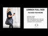 Lennox Pebble Black Leather Handbag - Low Stock Alert